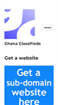 Mobile Screenshot of ghanaclassifieds.net